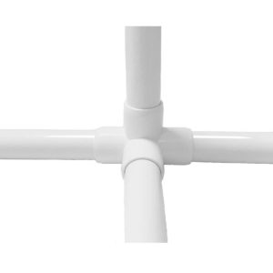 1/2 inch 4 Way Tee PVC Elbow Connector